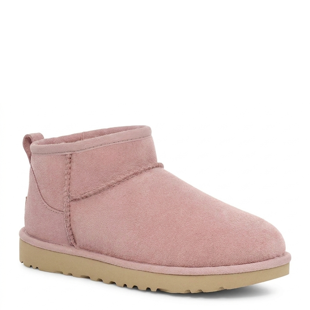 NEW UGG women's classic ultra mini boot in rose grey